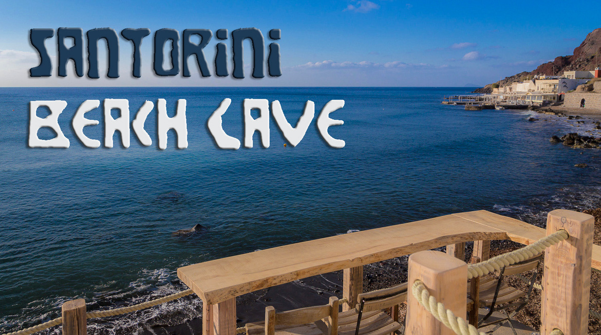 Santorini Beach Cave